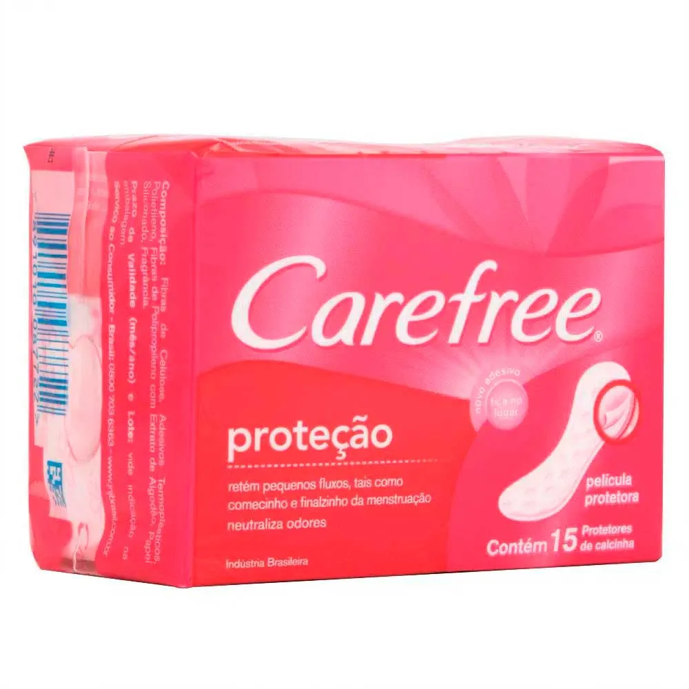 Absorvente Carefree Com Perfume 15 Unidades
