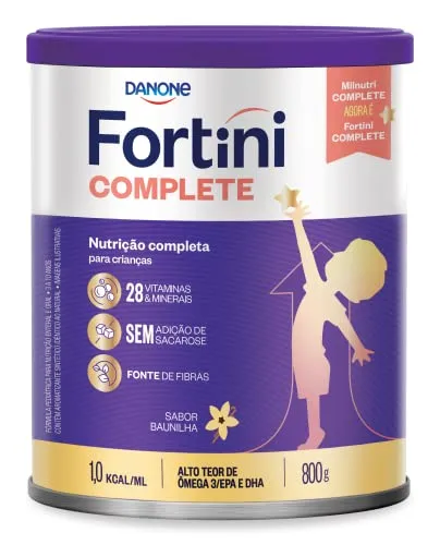 Suplemento Infantil Milnutri Complete Baunilha 800g