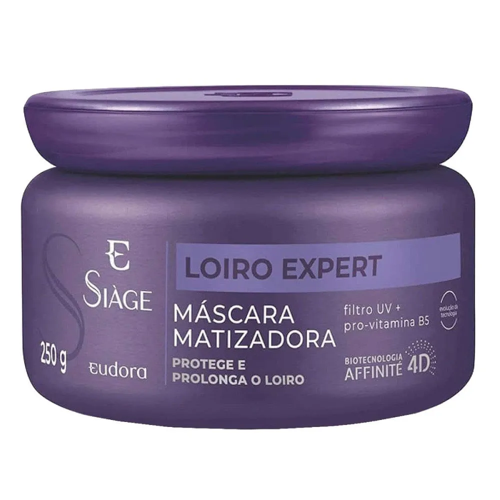 Máscara De Tratamento Capilar Eudora Siàge Loiro Expert 250g