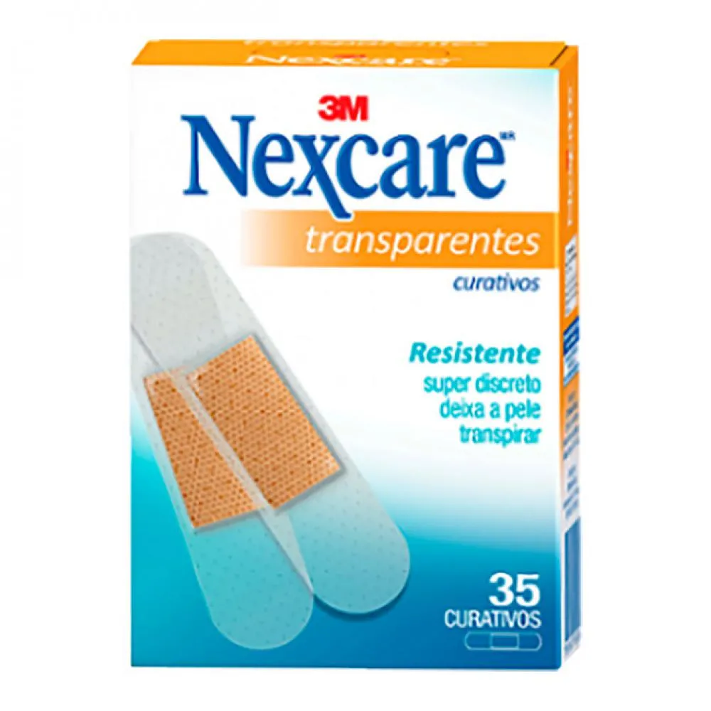 curativo nexcare transparente 35 unidades