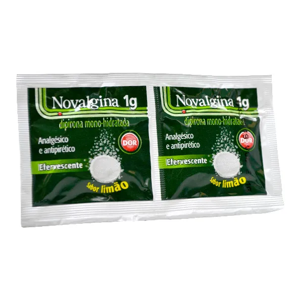 novalgina 1g com 2 comprimidos efervescentes