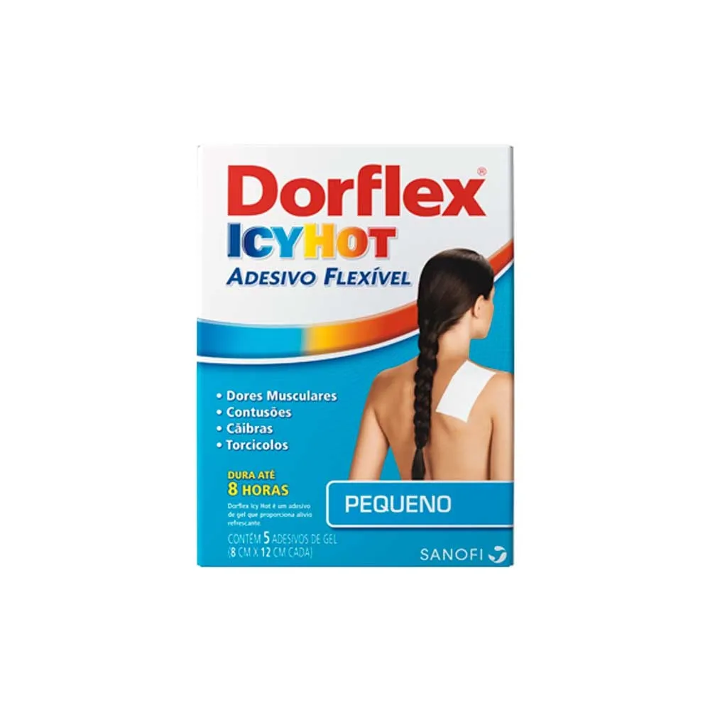 dorflex icy hot com 5 adesivos pequenos