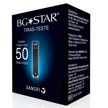 tiras bgstar com 50 tiras teste