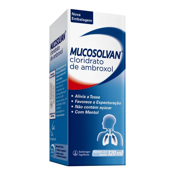 mucosolvan 6mg/ml 1 frasco com 120ml