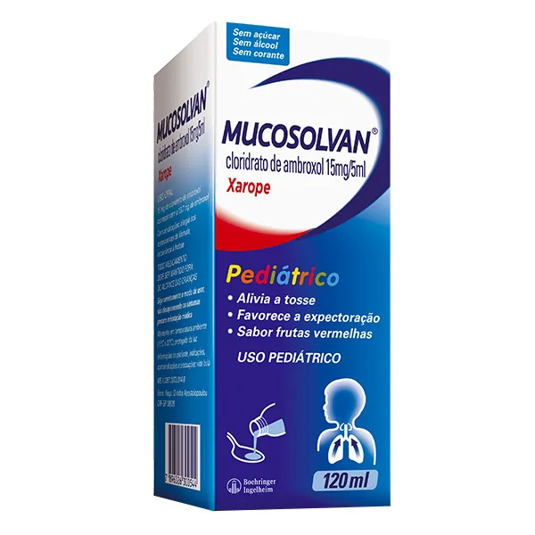 mucosolvan 3mg/ml 1 frasco com 120ml