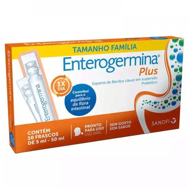 enterogermina plus 10 flaconetes 5ml