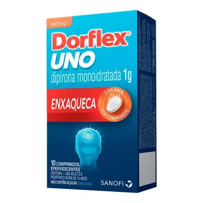 dorflex uno 1g, blíster com 4 comprimidos