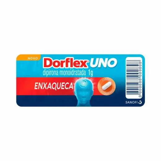 dorflex uno enxaqueca 1g com 4 comprimidos