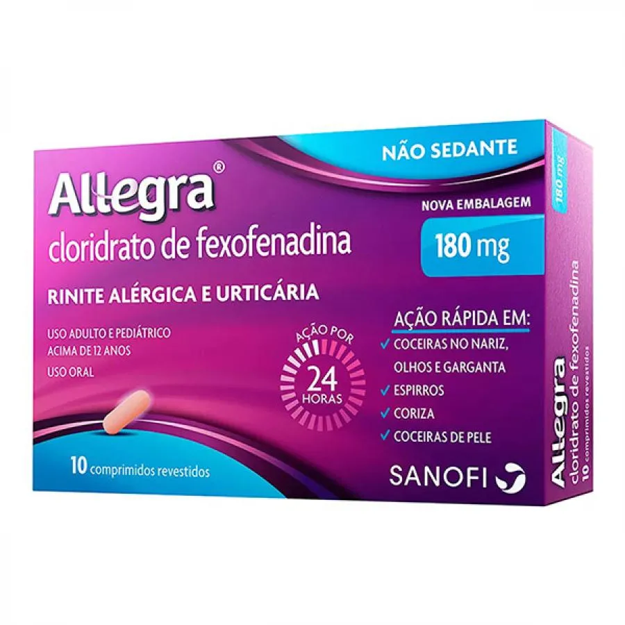 allegra 180mg 10 comprimidos