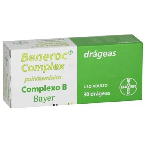 beneroc complex b com 30 comprimidos