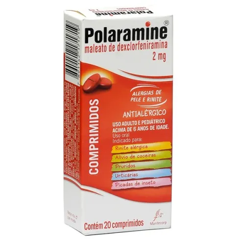 polaramine 2mg 20cpds polaramine 2mg
