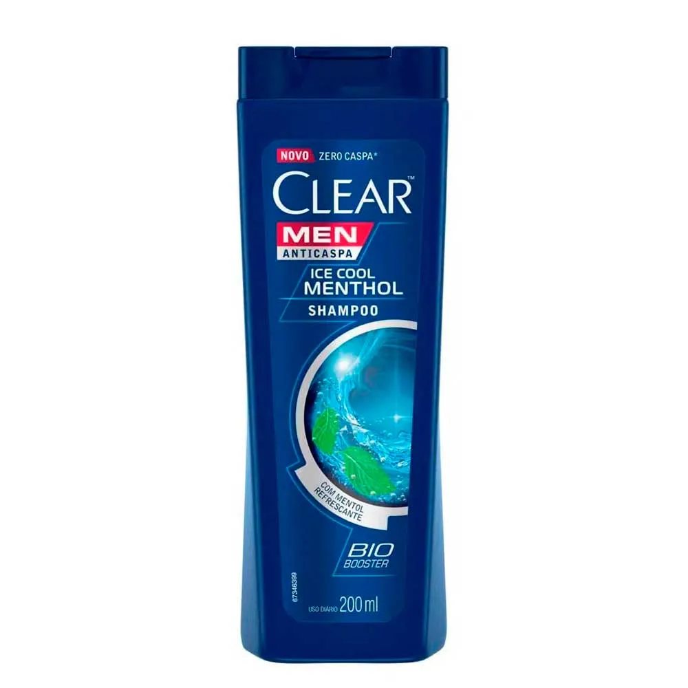 Shampoo Anticaspa Clear Men Ice Cool Menthol 200ml