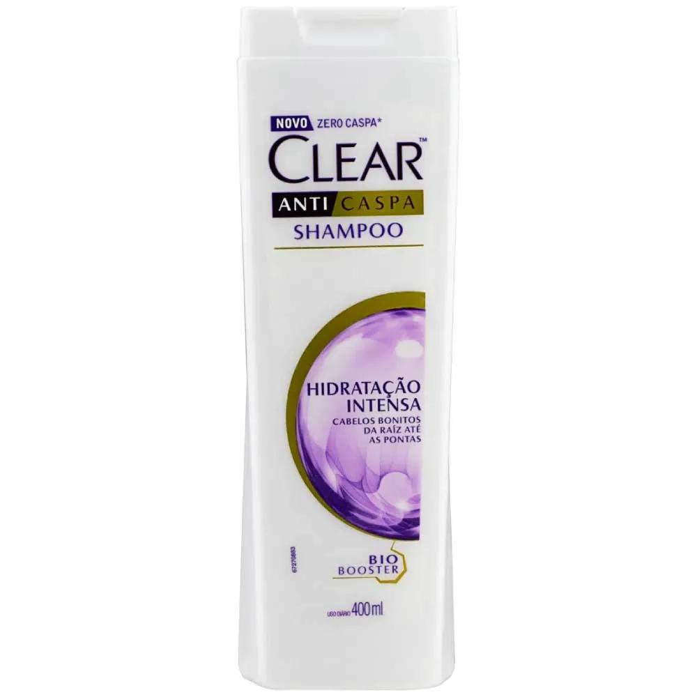 Shampoo Anticaspa Clear Women Hidratação Intensa 400ml