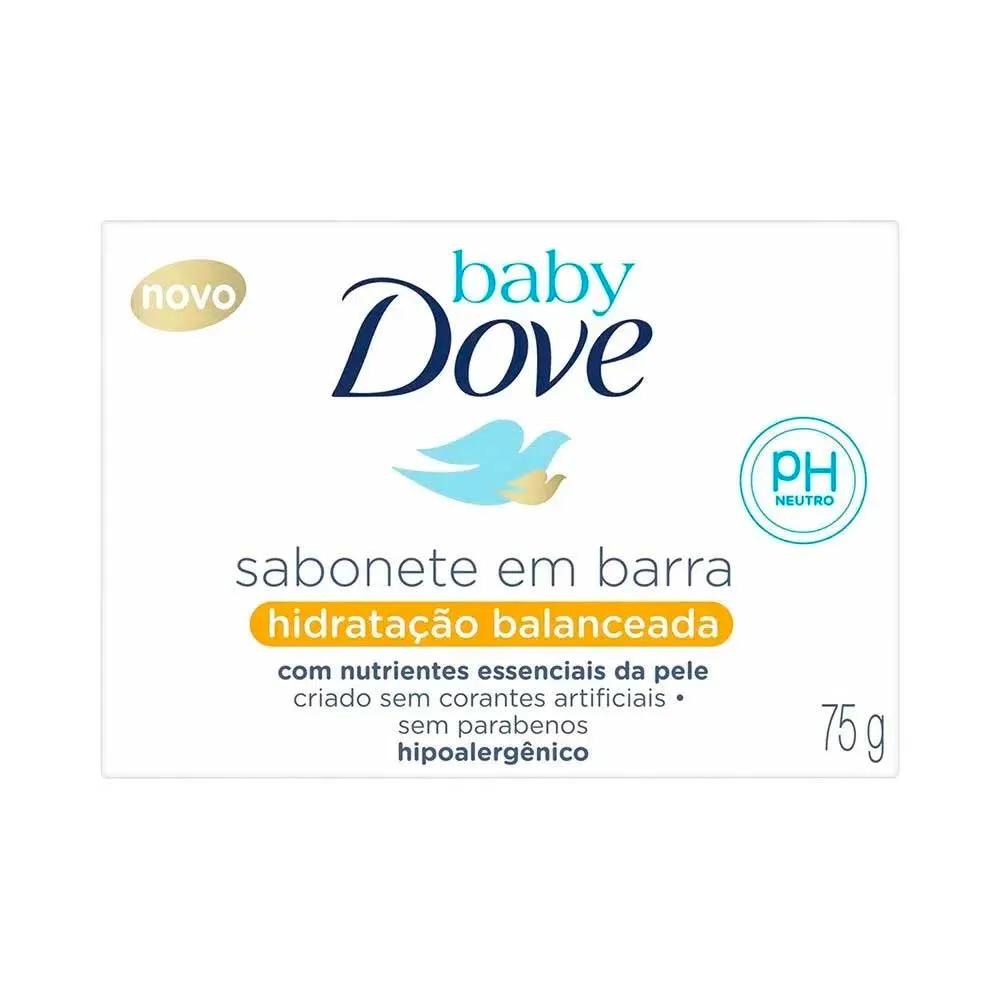 Sabonete Em Barra Baby Dove Hidratação Balanceada 75g