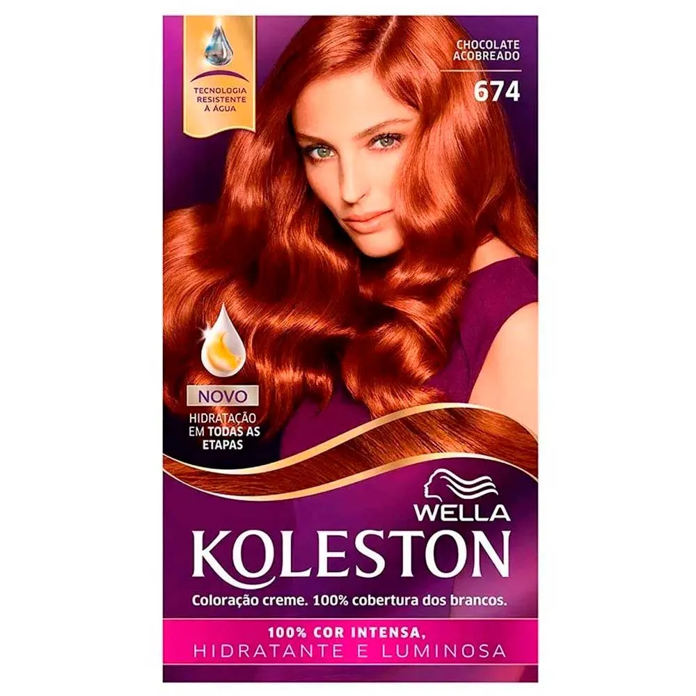 Tintura Koleston N 674 Chocolate Acobreado 1 Kit