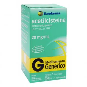 acetilcisteina 20mg xarope infantil 150ml