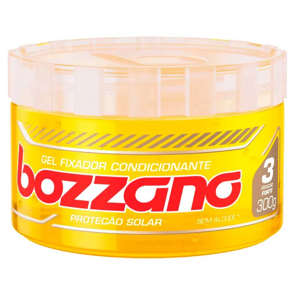 Gel Fixador Condicionante Bozzano Proteção Solar Forte Fixação 300g