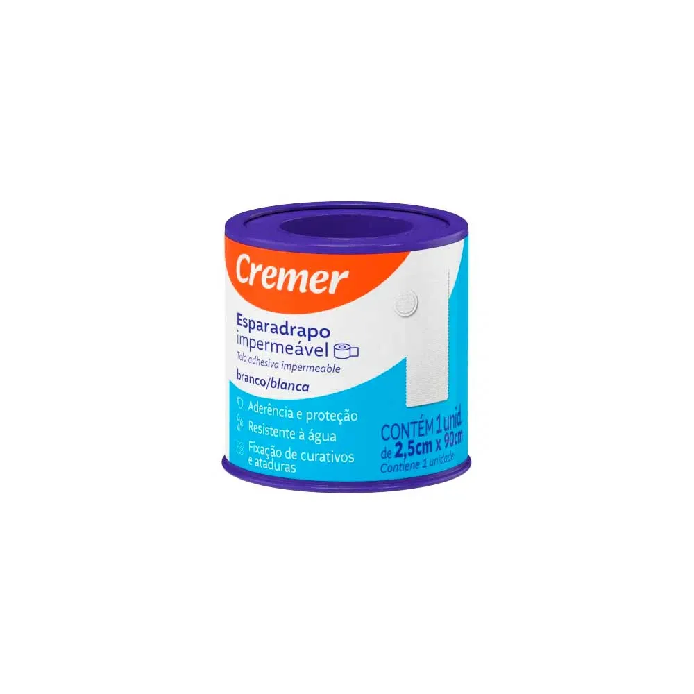 Esparadrapo Impermeável Cremer 2,5cmx90cm