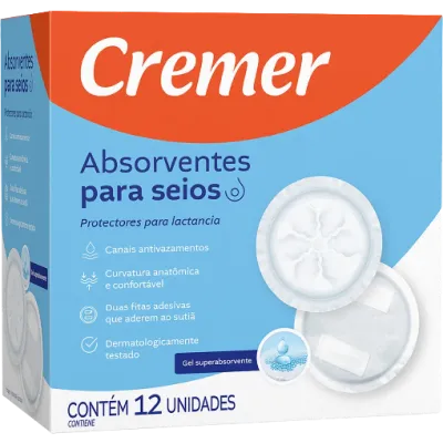Abs protetor p/seios cremer 12un