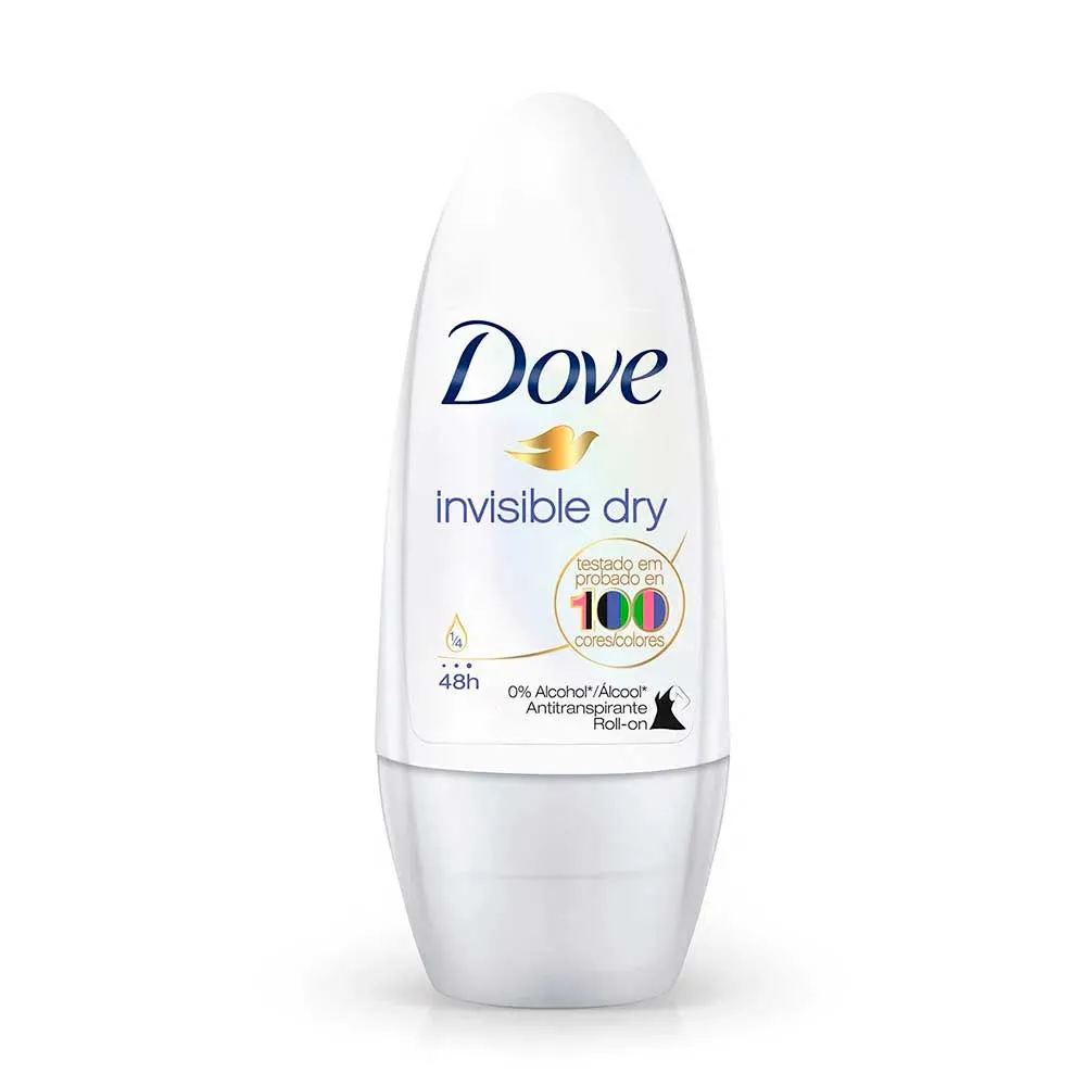 Desodorante Dove Invisible Roll-on 50ml