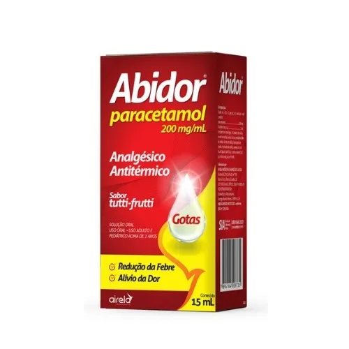 abidor 200mg/ml,15ml de solução de uso oral