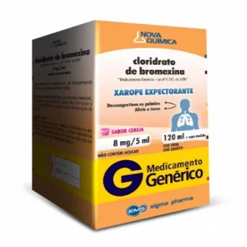 cloridrato bromexina 8mg xarope adulto 120ml