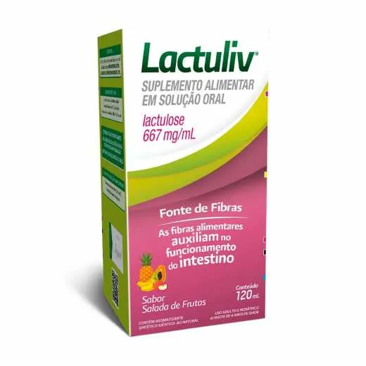 lactuliv 667mg sabor salada de frutas 120ml