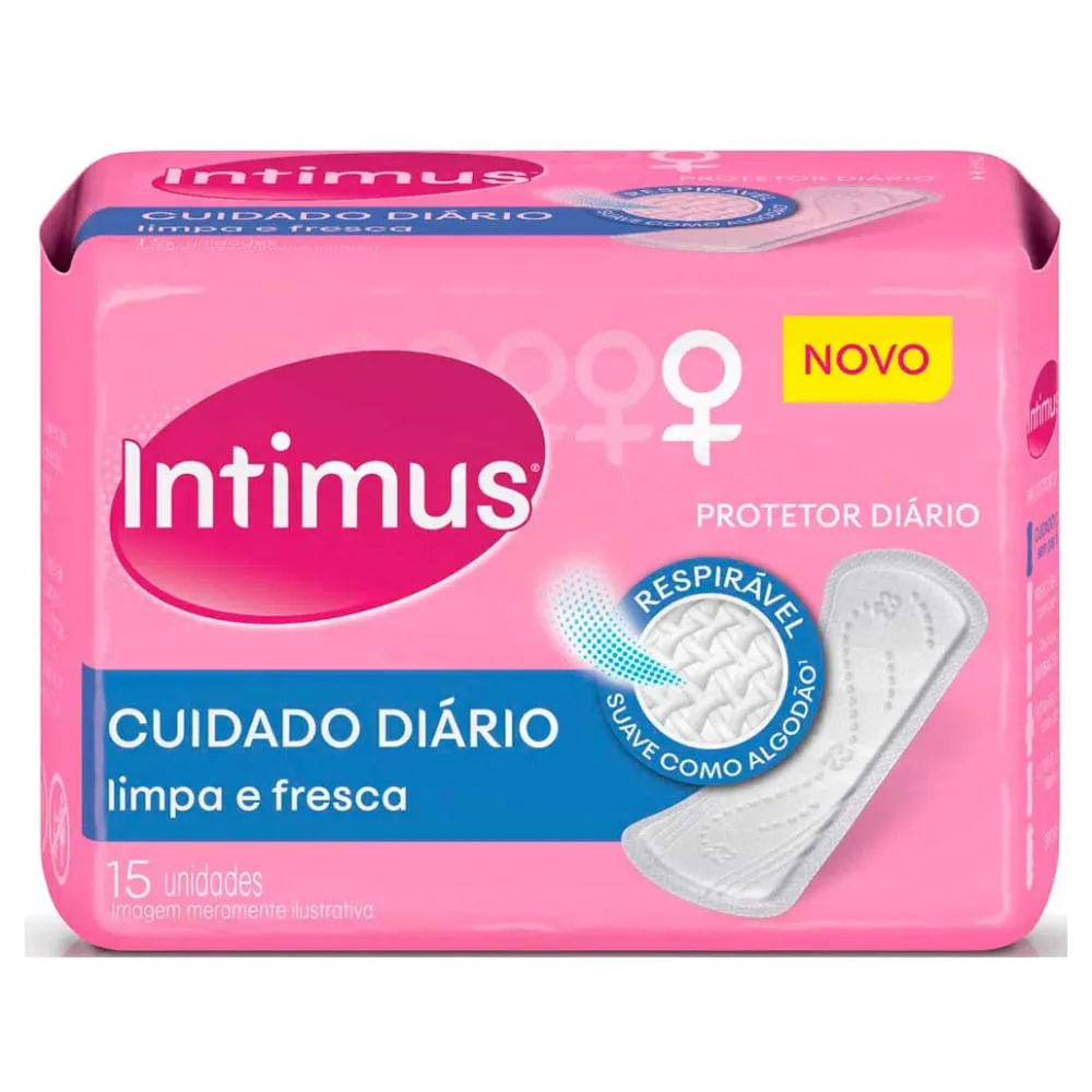 Absorvente Intimus Days Sem Perfume 15 Unidades