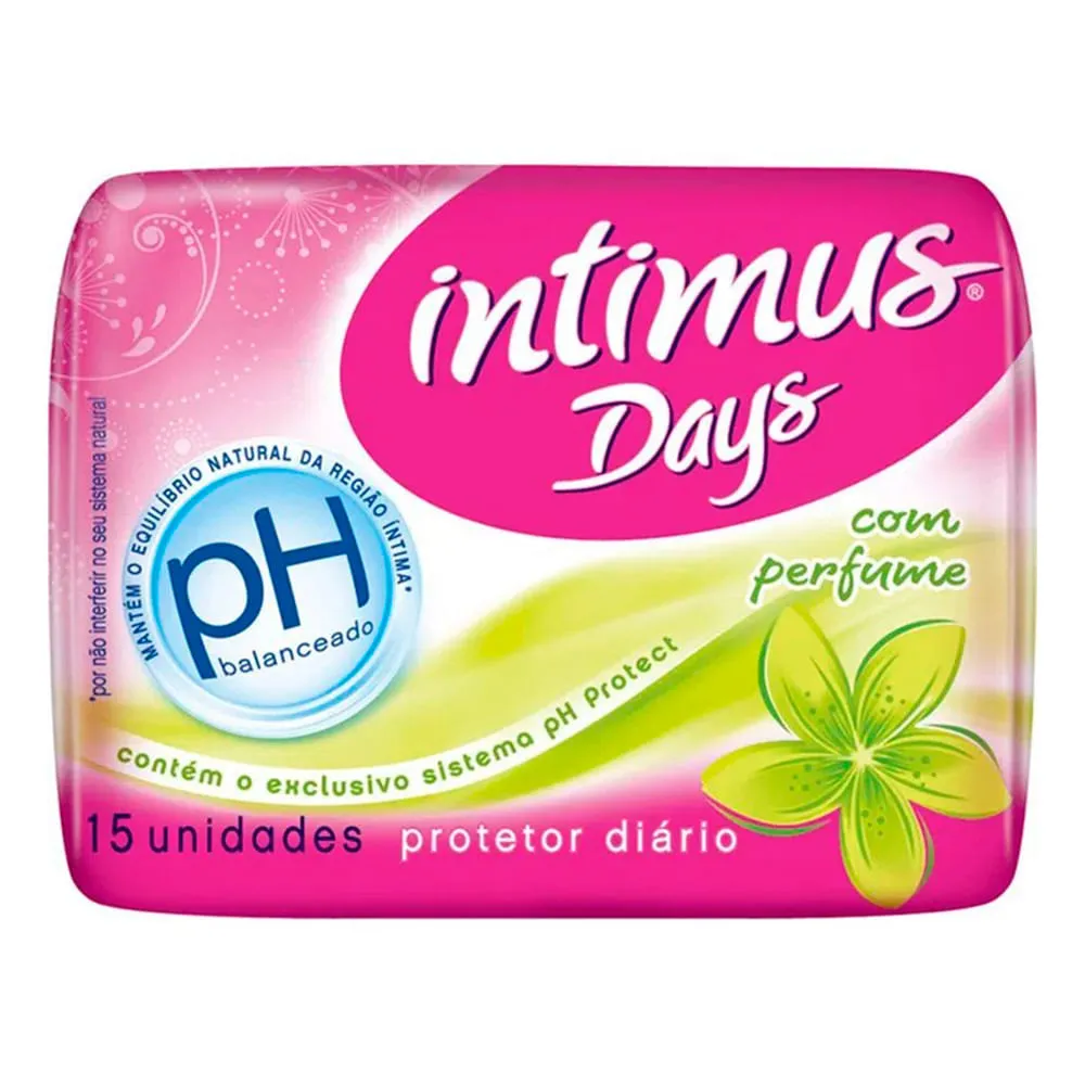 Absorvente Intimus Days Com Perfume Sem Abas 15 Unidades