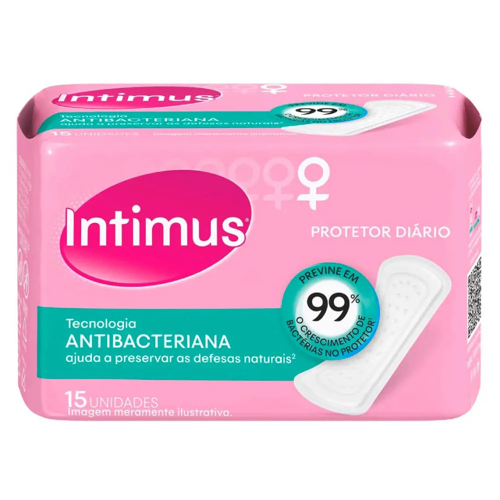 Absorvente Intimus Antibacteriana 15 Unidades