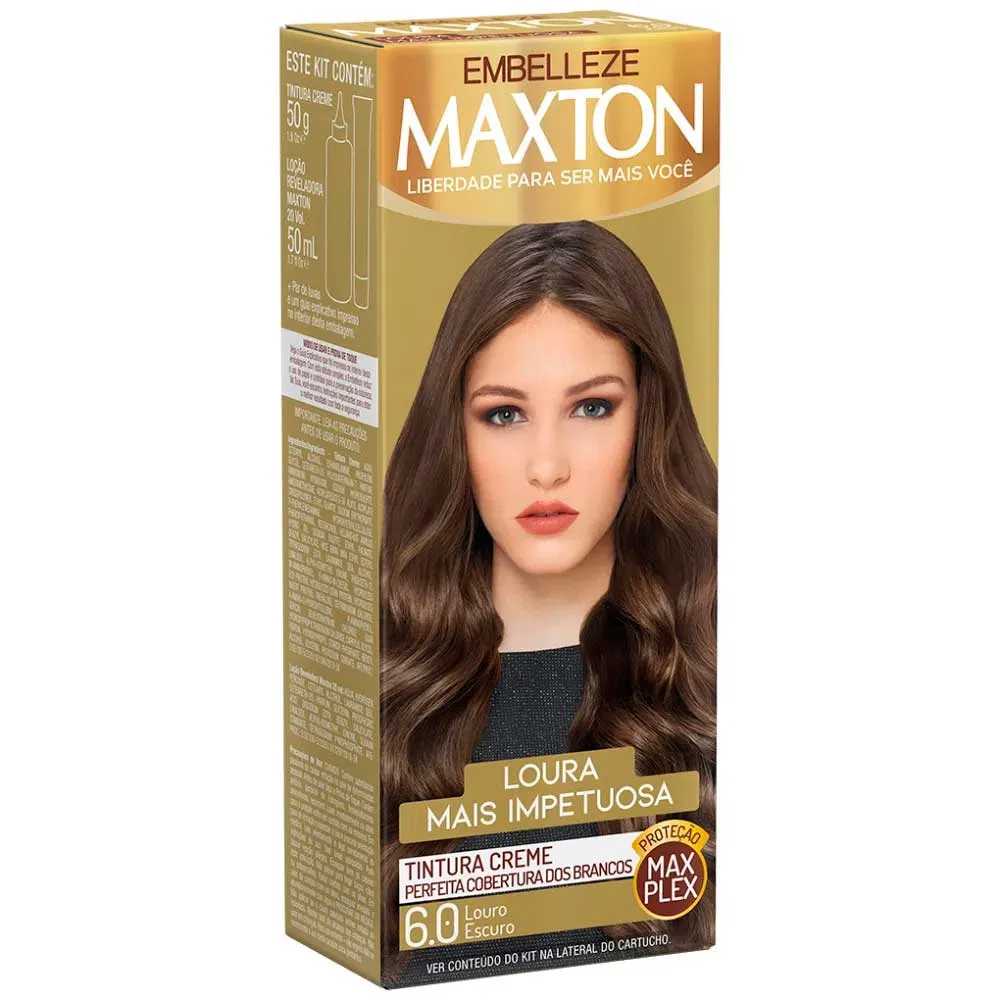 Tintura Maxton N 6.0 Louro Escuro 1 Kit