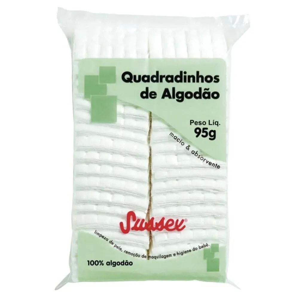 Algodão Limpeza Facial Sussex 95g