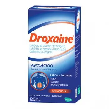 droxaine 60mg/ml + 20mg/ml + 2mg/ml caixa com 1 frasco com 120ml