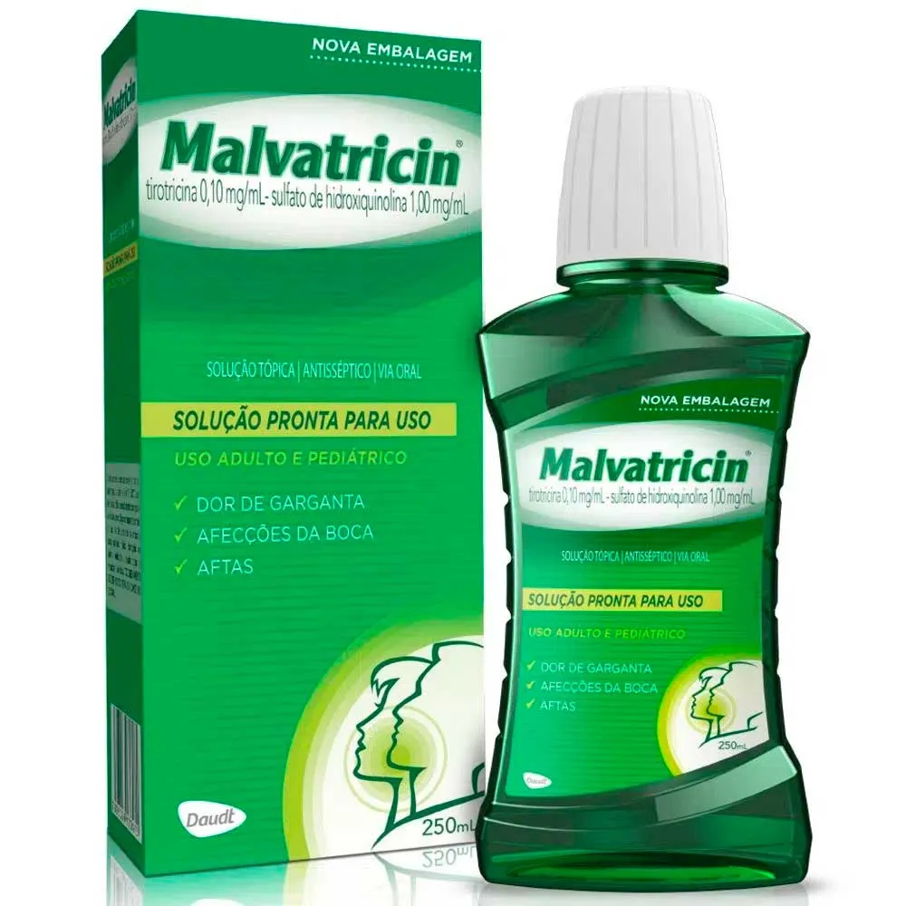 Enxaguante Bucal Malvatricin Ppu 250ml