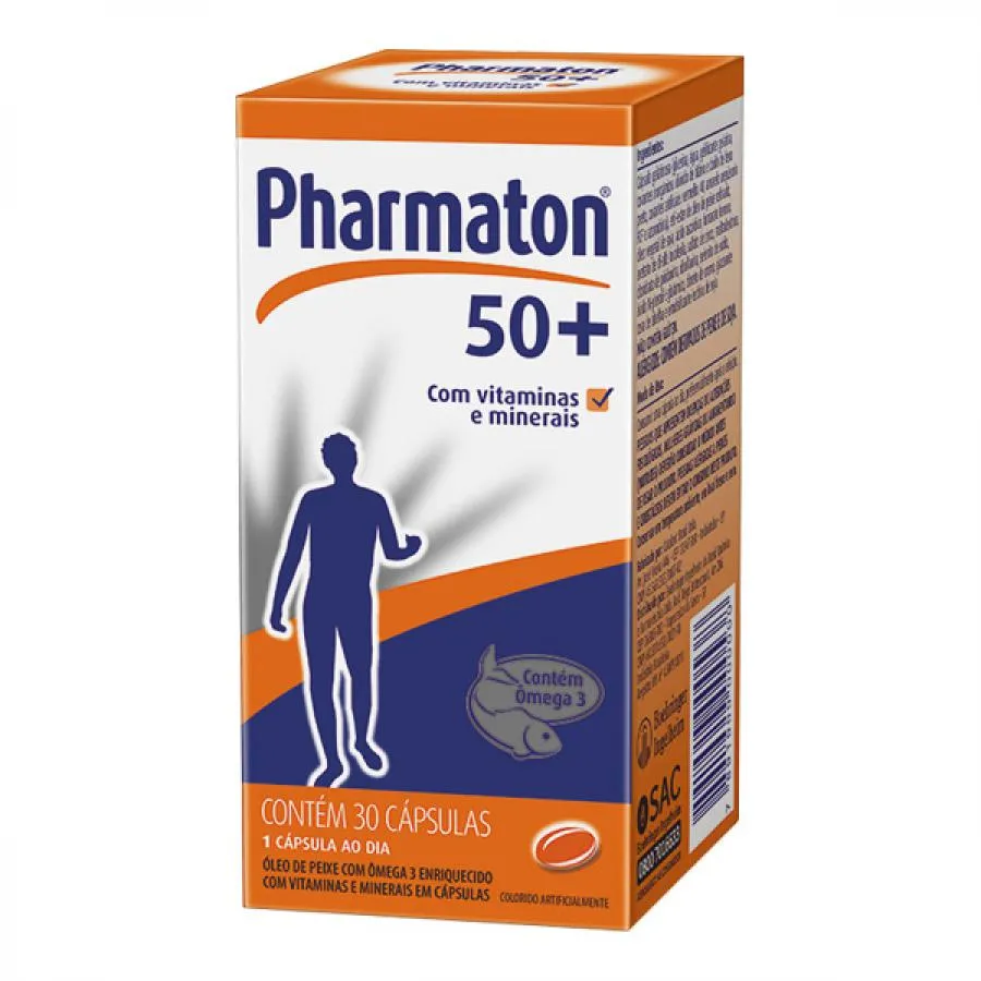 pharmaton 50+ 30 capsulas