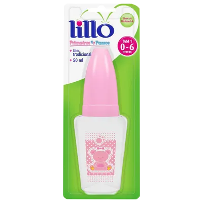Lillo mamadeira primpass n1 red 50ml rosa 604530