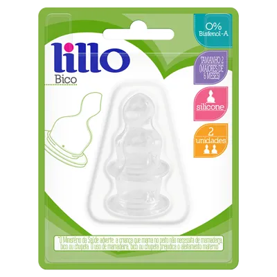 Bico orto silicone mamadeira tam2 ref437100 lillo