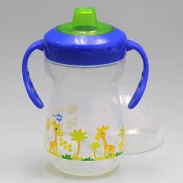 Caneca de Transição Antivazamento Neopan Decorada Azul 320ml