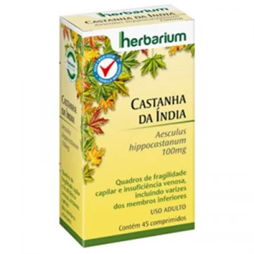 castanha india 45 comprimidos herbarium