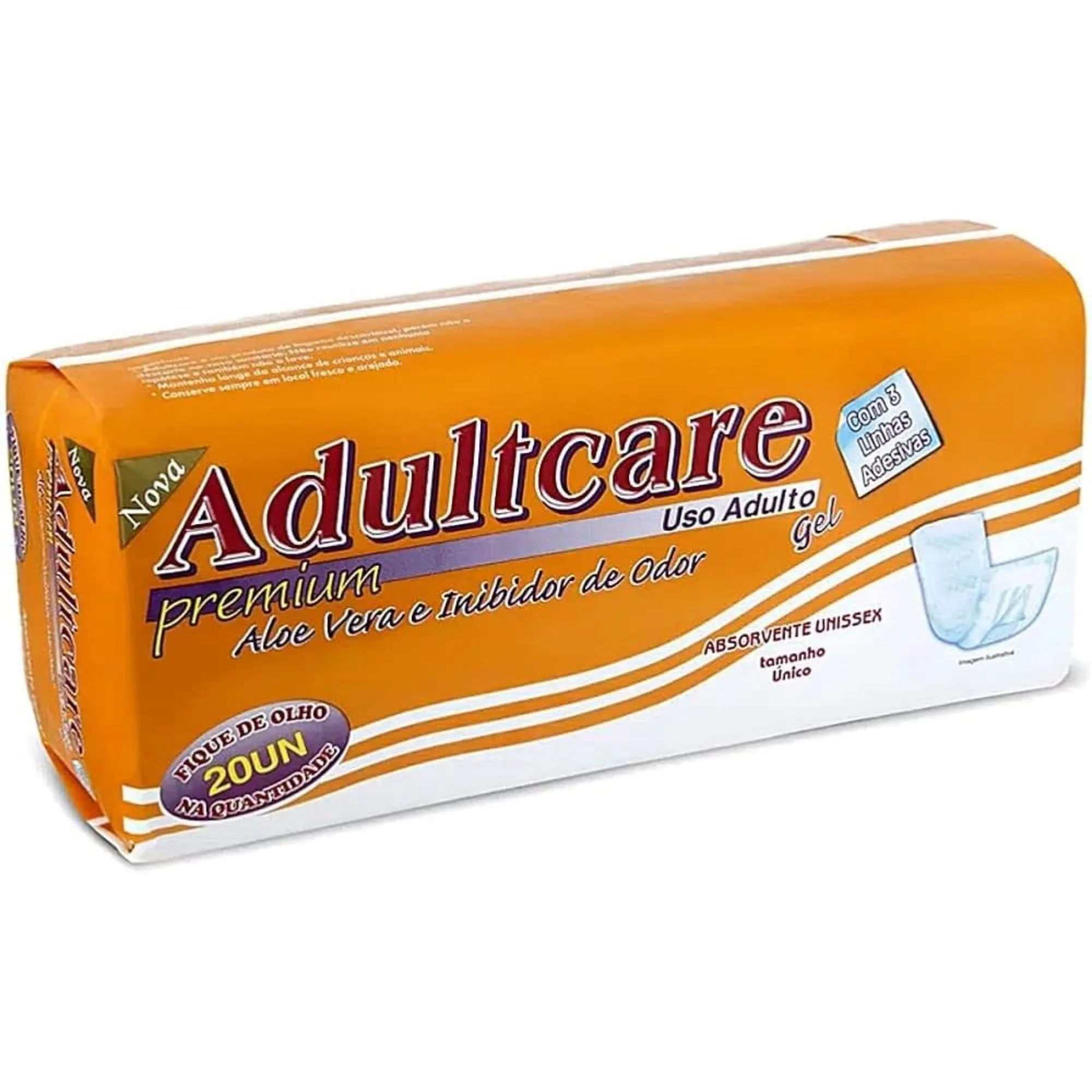Absorvente Geriátrico Adultcare Premium 20 Unidades
