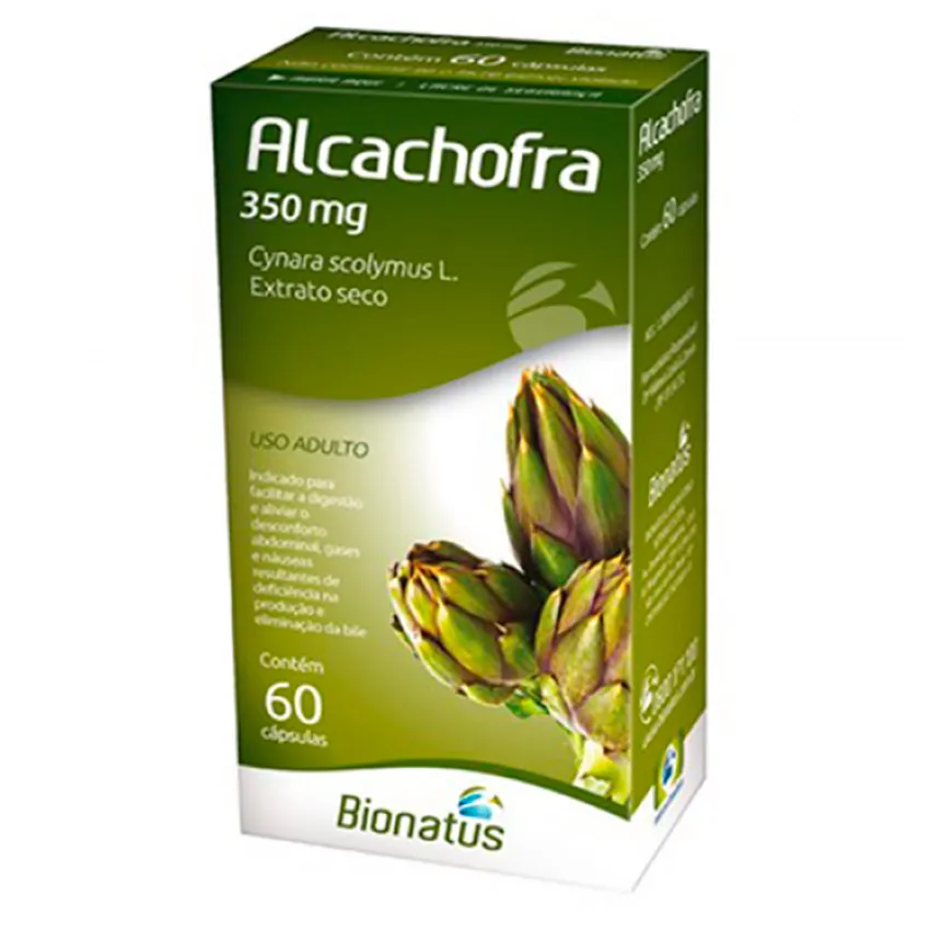 alcachofra 350mg caps.c/60 bionatus