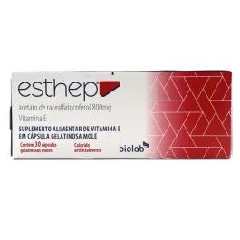 Esthep 800mg 30 Cápsulas - Biolab
