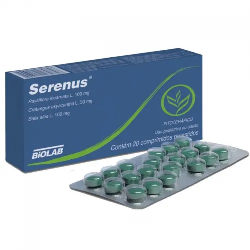 serenus 0,15mg + 0,2mg + 1,5mg 20 comprimidos