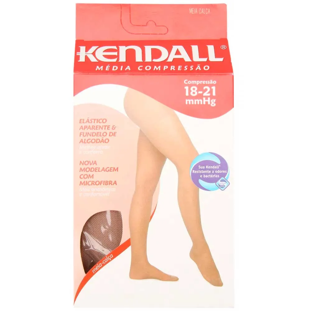 Meia Calça Kendall 18 21mmhg M Ponteira Aberta 1 Unidade
