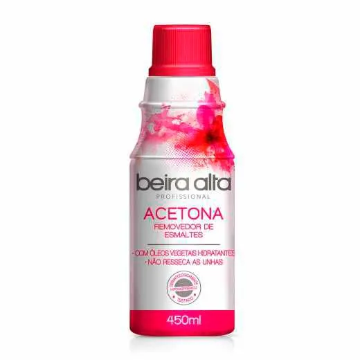 Removedor De Esmalte À Base De Acetona Beira Alta 450ml