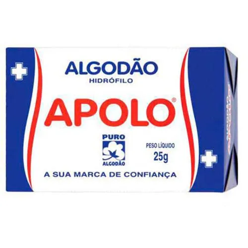 Algodão Hidrófilo Apolo 25g
