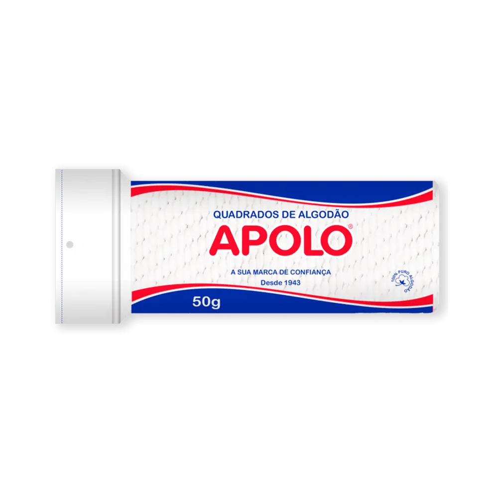 Algodão Apolo Quadrado Branco 50g