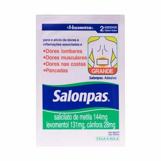 salonpas emplasto c/2 grande