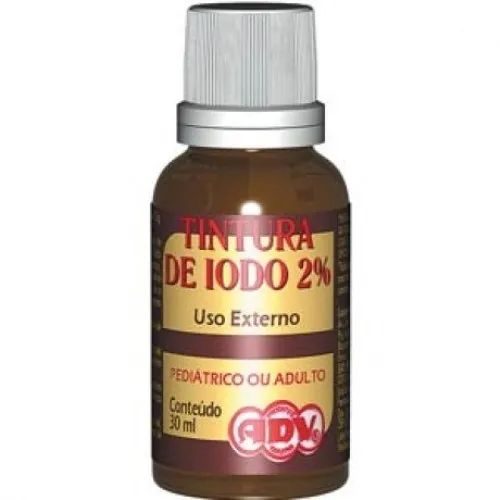 tintura de iodo 2% 30ml adv
