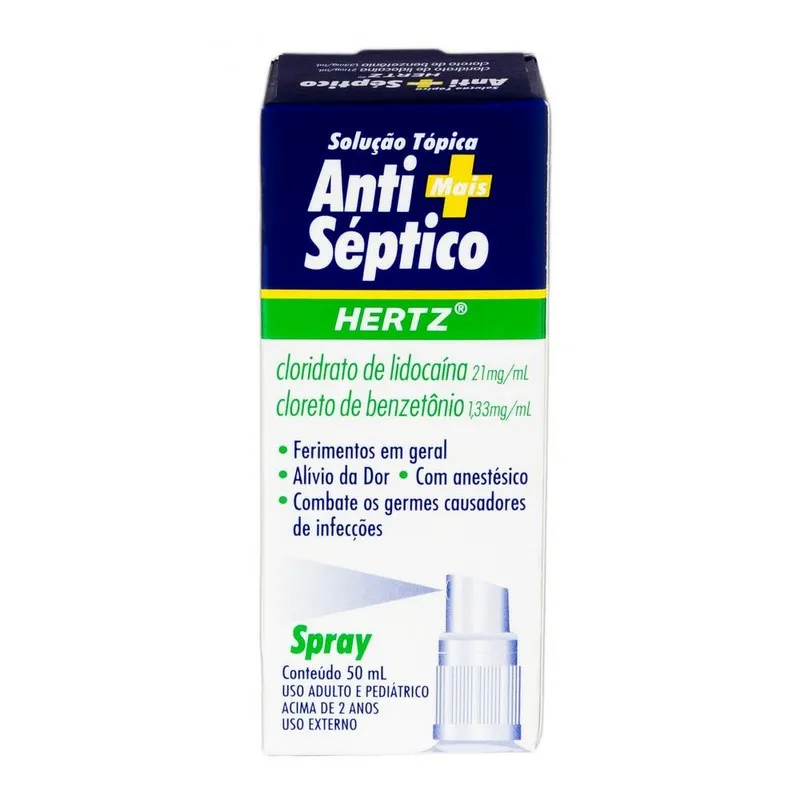 anti-septico anestésico spray 50ml